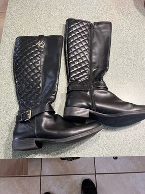 Size 10 Liz Claiborne Tall Black Boots